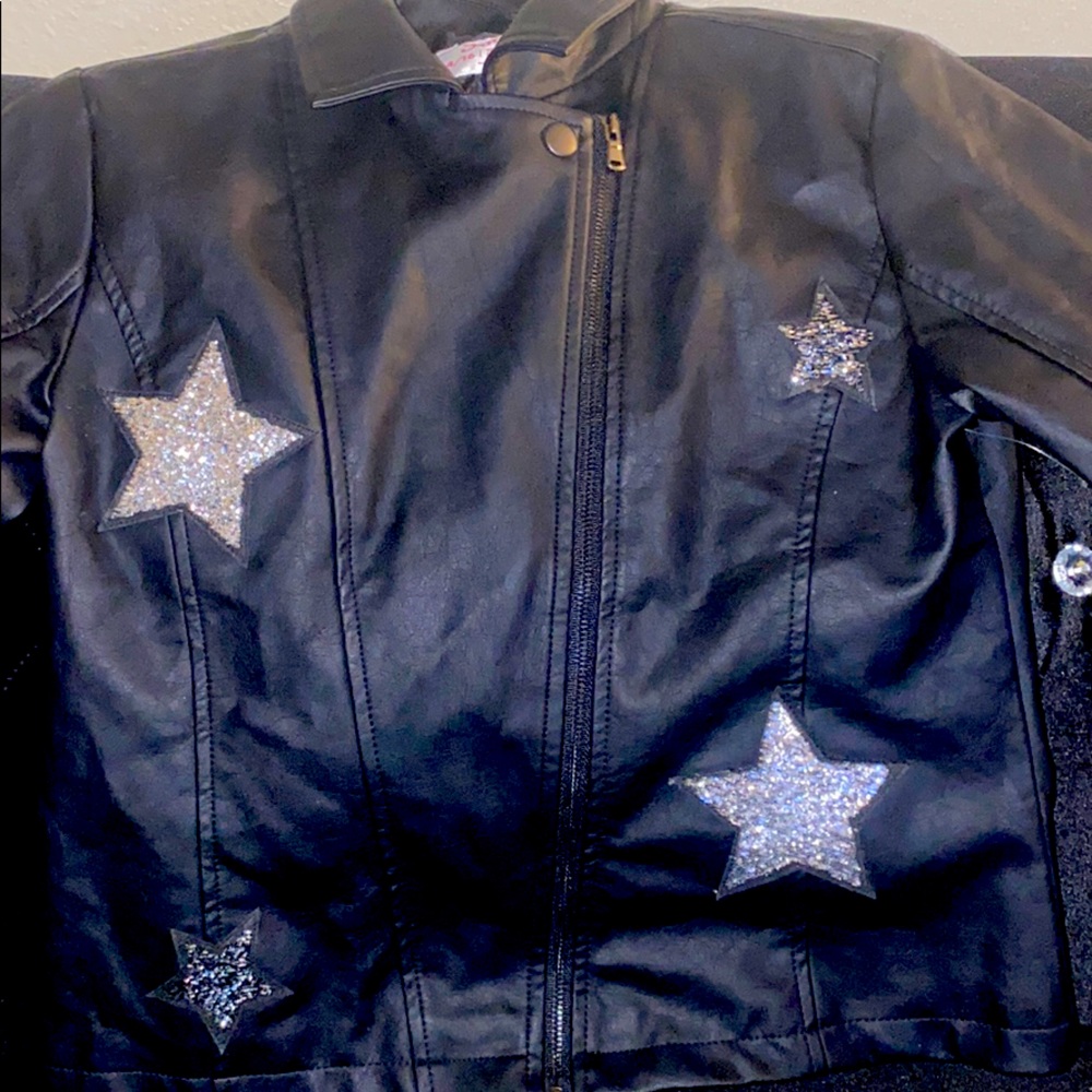Black jacket with stars never worn